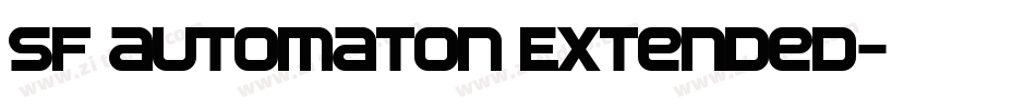 SF Automaton Extended字体转换